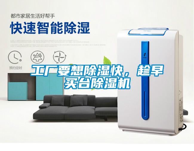 工廠要想除濕快，趁早買臺除濕機