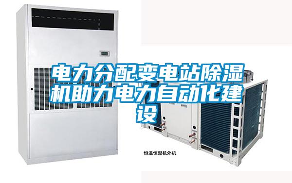 電力分配變電站除濕機(jī)助力電力自動(dòng)化建設(shè)