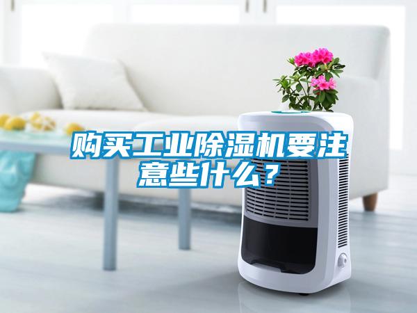 購買工業(yè)除濕機要注意些什么？