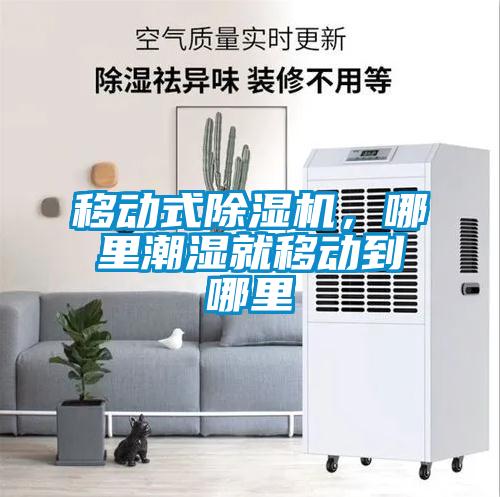 移動式除濕機，哪里潮濕就移動到哪里