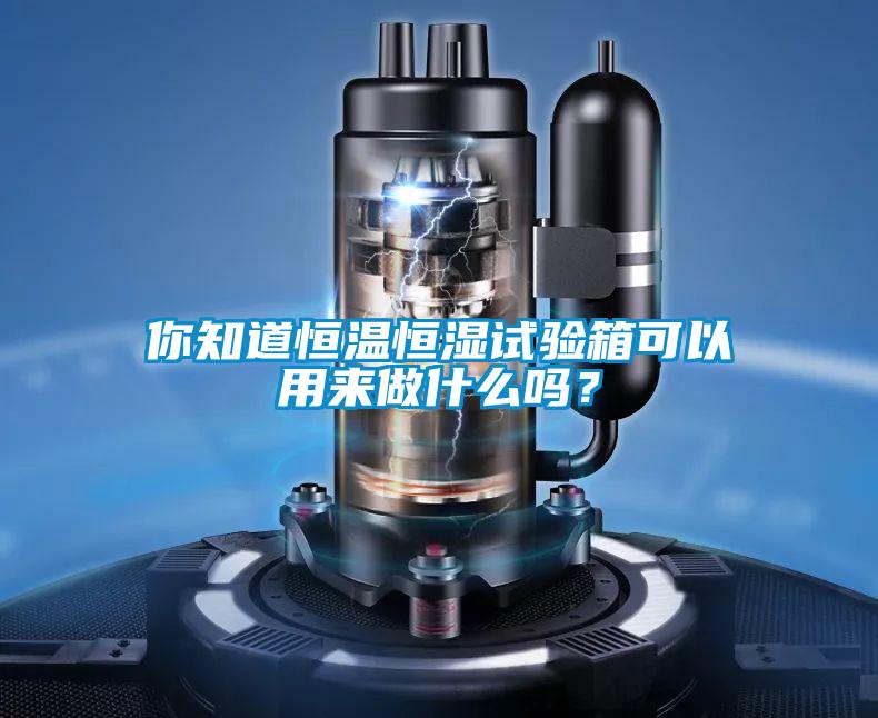 你知道恒溫恒濕試驗(yàn)箱可以用來做什么嗎？