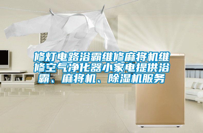 修燈電路浴霸維修麻將機(jī)維修空氣凈化器小家電提供浴霸、麻將機(jī)、除濕機(jī)服務(wù)