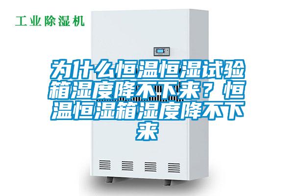 為什么恒溫恒濕試驗(yàn)箱濕度降不下來？恒溫恒濕箱濕度降不下來