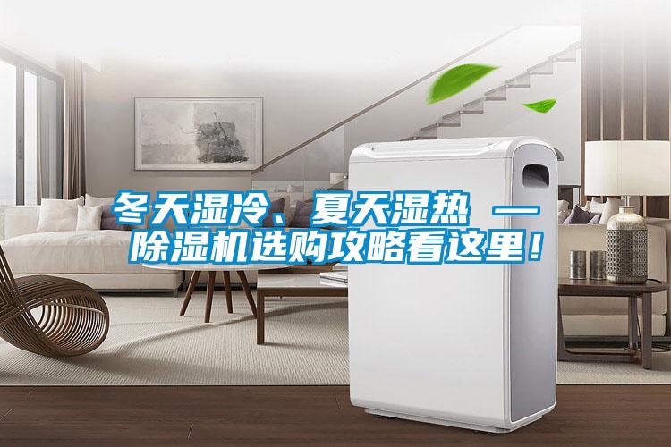 冬天濕冷、夏天濕熱 — 除濕機選購攻略看這里！