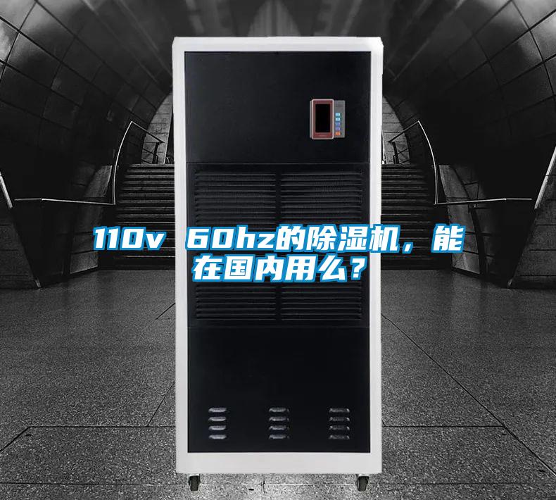 110v 60hz的除濕機，能在國內用么？