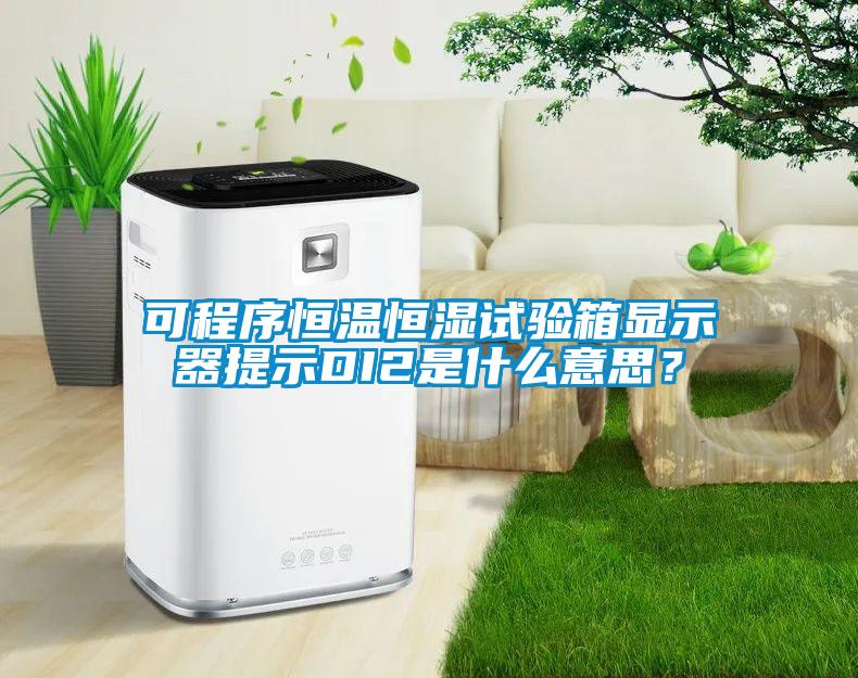 可程序恒溫恒濕試驗箱顯示器提示DI2是什么意思？