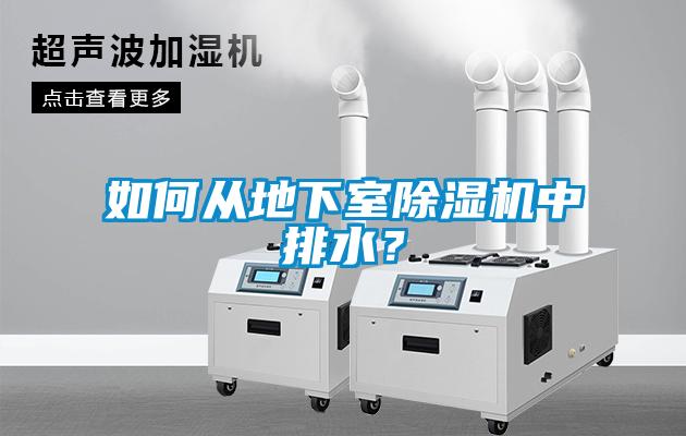 如何從地下室除濕機(jī)中排水？