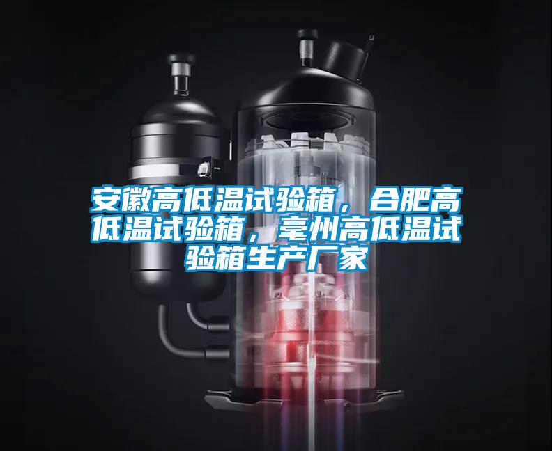 安徽高低溫試驗箱，合肥高低溫試驗箱，毫州高低溫試驗箱生產(chǎn)廠家