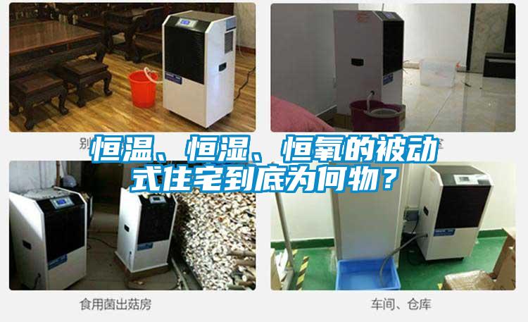 恒溫、恒濕、恒氧的被動(dòng)式住宅到底為何物？