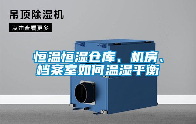 恒溫恒濕倉(cāng)庫(kù)、機(jī)房、檔案室如何溫濕平衡