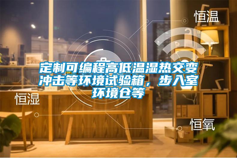 定制可編程高低溫濕熱交變沖擊等環(huán)境試驗箱，步入室環(huán)境倉等