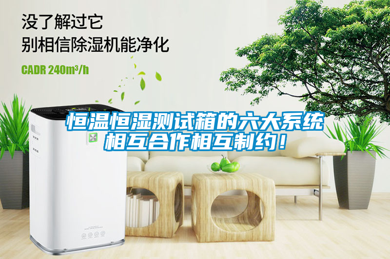 恒溫恒濕測(cè)試箱的六大系統(tǒng)相互合作相互制約！