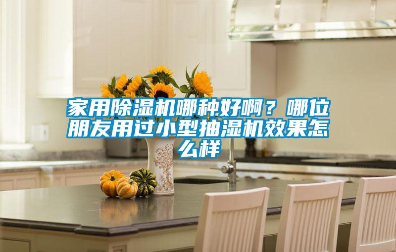 家用除濕機(jī)哪種好啊？哪位朋友用過小型抽濕機(jī)效果怎么樣