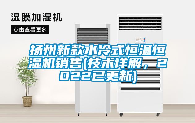 揚州新款水冷式恒溫恒濕機銷售(技術(shù)詳解，2022已更新)